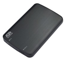 Внешний корпус для HDD/SSD AgeStar 3UB2A12 SATA пластик/алюминий черный 2.5"