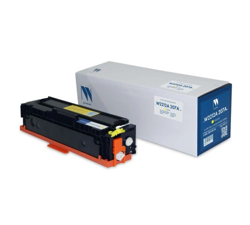 NV Print NV-W2212A 207A Yellow (БЕЗ ЧИПА) для HP Color LaserJet M255/M282/M283 (1250k)