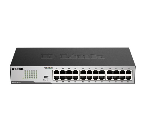 D-Link DGS-1024D/J1A Неуправляемый коммутатор с 24 портами 10/100/1000Base-T