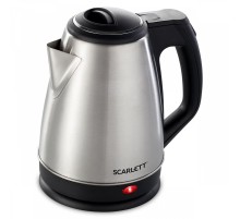 Scarlett SC-EK21S25 Чайник, 1.5л, 1350Вт,нерж. сталь