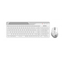 Клавиатура + мышь A4Tech Fstyler FB2535C клав:белый/серый мышь:белый/серый USB беспроводная Bluetoot