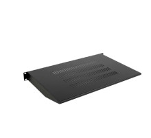 NEOMAX Полка 19"1U, для настенного шкафа 520x400; глубина полки 250мм, ширина 484мм;  цвет черный