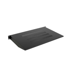 NEOMAX Полка 19"1U, для настенного шкафа 520x400; глубина полки 250мм, ширина 484мм;  цвет черный