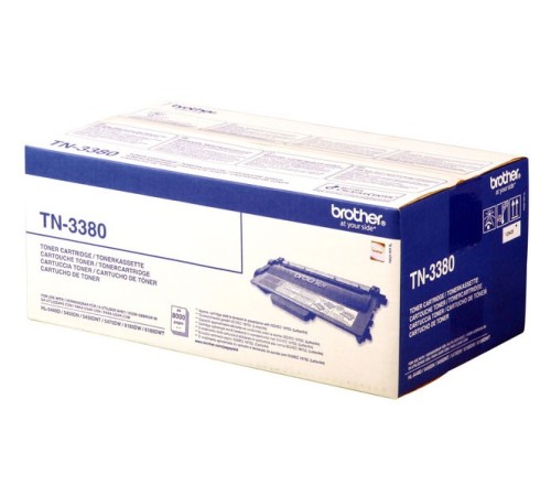Картридж лазерный Brother TN3380 черный (8000стр.) для Brother DCP8110/8250/HL5450/5470/MFC8520/8950