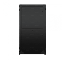 Шкаф напольный серверный NTSS ПРОЦОД DS 42U 800х1070мм, двойные боковые стенки,панель потолка с щеточными вводами, двери перфорированная и перфорированнаядвухстворчатая, без панели пола, регулируемые опоры, ролики, черный RAL 9005
