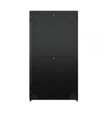 Шкаф напольный серверный NTSS ПРОЦОД DS 42U 800х1070мм, двойные боковые стенки,панель потолка с щеточными вводами, двери перфорированная и перфорированнаядвухстворчатая, без панели пола, регулируемые опоры, ролики, черный RAL 9005