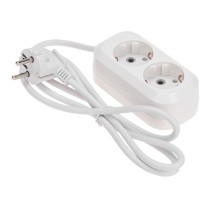 PROconnect (13-4202) Удлинитель 2 гнезда, 1,5м, 3х0,75мм?, с/з, белый