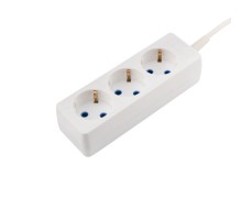 PROconnect (11-7212) Удлинитель 3 гнезда, 5м, 3х0,75мм?, с/з, белый