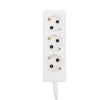 PROconnect (11-7208) Удлинитель 3 гнезда, 10м, 3х0,75мм?, с/з, белый