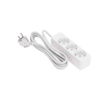 PROconnect (13-4209) Удлинитель 3 гнезда, 3м, 3х0,75мм?, с/з, белый