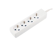PROconnect (11-7218) Удлинитель 4 гнезда, 10м, 3х0,75мм?, с/з, белый
