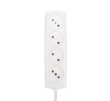 PROconnect (11-7220) Удлинитель OPTIMA 4 гнезда, 3м, 2х0,75мм?, б/з, белый