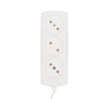 PROconnect (11-7211) Удлинитель STANDARD 3 гнезда, 3м, 2х0,75мм? , б/з, белый