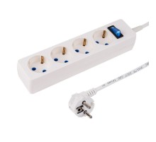 PROconnect (11-7232) Сетевой фильтр STANDARD 4 гнезда, 5м, 3х0,75мм?, с/з, белый