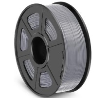 Филамент NVPRINT PETG Silver для 3D печати диаметр 1.75мм  длина 330 метров  масса 1 кг