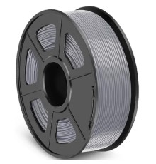 Филамент NVPRINT PETG Silver для 3D печати диаметр 1.75мм  длина 330 метров  масса 1 кг