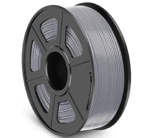 Филамент NVPRINT PETG Silver для 3D печати диаметр 1.75мм  длина 330 метров  масса 1 кг