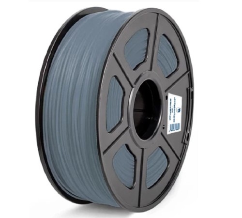 Филамент NVPRINT PLA  Grey для 3D печати диаметр 1.75мм  длина 330 метров  масса 1 кг