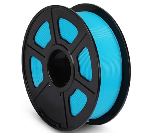 Филамент NVPRINT PLA Cyan для 3D печати диаметр 1.75мм  длина 330 метров  масса 1 кг