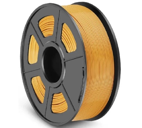 Филамент NVPRINT PLA Gold для 3D печати диаметр 1.75мм  длина 330 метров  масса 1 кг
