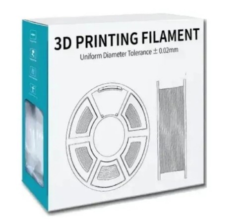 Филамент NVPRINT PLA Noctilucen (Glow In the Dark) Green для 3D печати диаметр 1.75мм  длина 330 метров  масса 1 кг