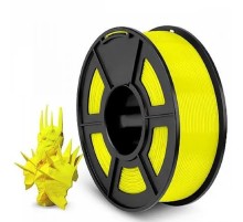 Филамент NVPRINT PLA Yellow для 3D печати диаметр 1.75мм  длина 330 метров  масса 1 кг