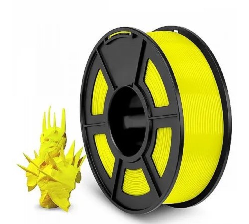 Филамент NVPRINT PLA Yellow для 3D печати диаметр 1.75мм  длина 330 метров  масса 1 кг