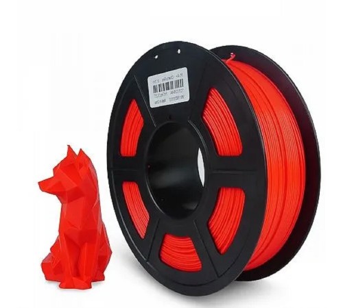 Филамент NVPRINT PLA+ Cherry Red для 3D печати диаметр 1.75мм  длина 330 метров  масса 1 кг