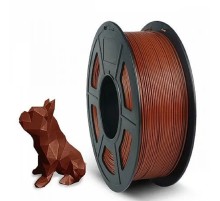 Филамент NVPRINT PLA+ Chocolate для 3D печати диаметр 1.75мм  длина 330 метров  масса 1 кг
