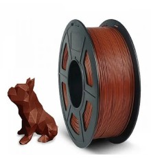 Филамент NVPRINT PLA+ Chocolate для 3D печати диаметр 1.75мм  длина 330 метров  масса 1 кг