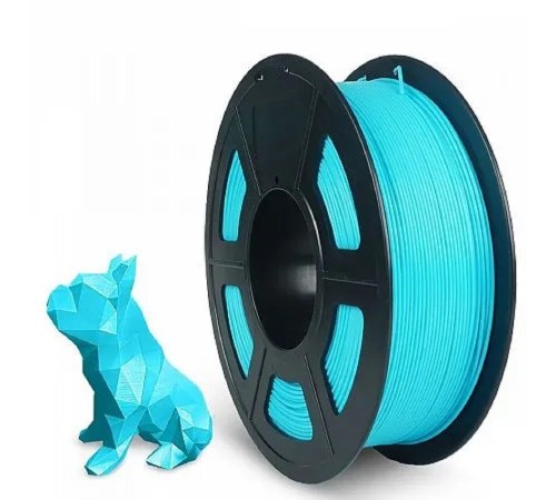 Филамент NVPRINT PLA+ Sky Blue для 3D печати диаметр 1.75мм  длина 330 метров  масса 1 кг