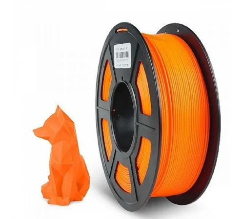 Филамент NVPRINT PLA+ Sunny Orange для 3D печати диаметр 1.75мм  длина 330 метров  масса 1 кг