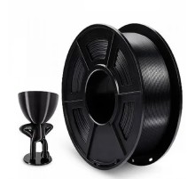 Филамент NVPRINT Silk PLA+ Black для 3D печати диаметр 1.75мм  длина 330 метров  масса 1 кг