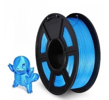 Филамент NVPRINT Silk PLA+ Blue для 3D печати диаметр 1.75мм  длина 330 метров  масса 1 кг