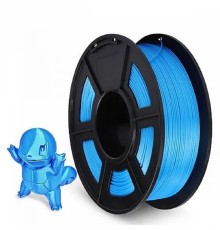 Филамент NVPRINT Silk PLA+ Blue для 3D печати диаметр 1.75мм  длина 330 метров  масса 1 кг