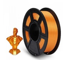 Филамент NVPRINT Silk PLA+ Orange для 3D печати диаметр 1.75мм  длина 330 метров  масса 1 кг