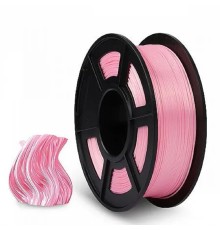 Филамент NVPRINT Silk PLA+ Pink для 3D печати диаметр 1.75мм  длина 330 метров  масса 1 кг
