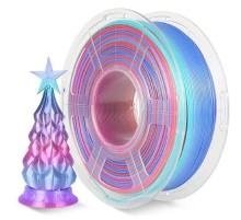 Филамент NVPRINT Silk PLA+ Rainbow 02 для 3D печати диаметр 1.75мм  длина 330 метров  масса 1 кг