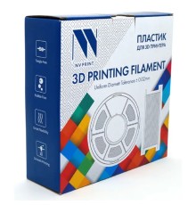 Филамент NVPRINT Silk PLA+ Rainbow 06 для 3D печати диаметр 1.75мм  длина 330 метров  масса 1 кг