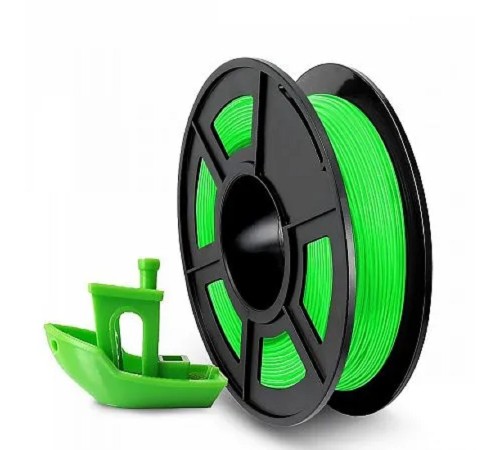 Филамент NVPRINT TPU Green для 3D печати диаметр 1.75мм  длина 165 метров  масса 0,5 кг