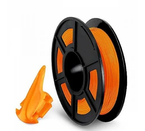 Филамент NVPRINT TPU Orange для 3D печати диаметр 1.75мм  длина 165 метров  масса 0,5 кг
