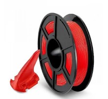 Филамент NVPRINT TPU Red для 3D печати диаметр 1.75мм  длина 165 метров  масса 0,5 кг