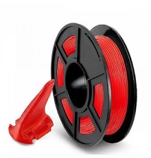 Филамент NVPRINT TPU Red для 3D печати диаметр 1.75мм  длина 165 метров  масса 0,5 кг