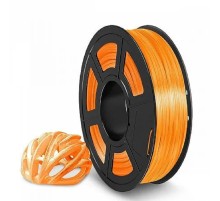 Филамент NVPRINT TPU Trans. Orange для 3D печати диаметр 1.75мм  длина 165 метров  масса 0,5 кг