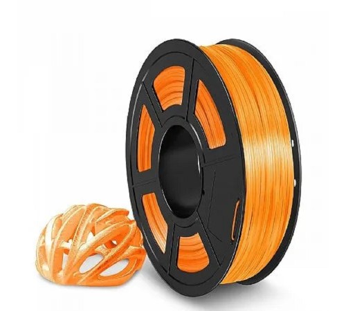 Филамент NVPRINT TPU Trans. Orange для 3D печати диаметр 1.75мм  длина 165 метров  масса 0,5 кг