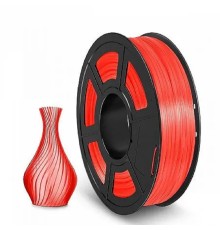 Филамент NVPRINT TPU Trans. Red для 3D печати диаметр 1.75мм  длина 165 метров  масса 0,5 кг