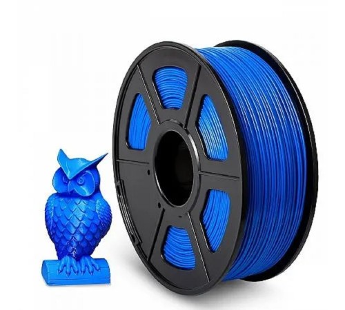 Филамент NVPRINT ABS Blue для 3D печати диаметр 1.75мм  длина 330 метров  масса 1 кг