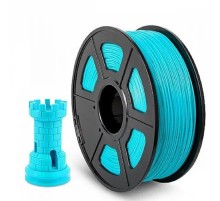 Филамент NVPRINT ABS Cyan для 3D печати диаметр 1.75мм  длина 330 метров  масса 1 кг