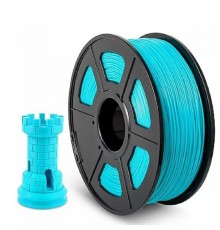 Филамент NVPRINT ABS Cyan для 3D печати диаметр 1.75мм  длина 330 метров  масса 1 кг