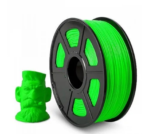 Филамент NVPRINT ABS Green для 3D печати диаметр 1.75мм  длина 330 метров  масса 1 кг
